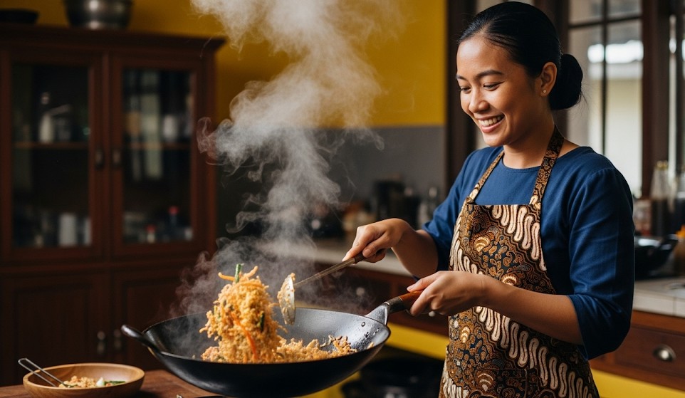 Masak nasi goreng