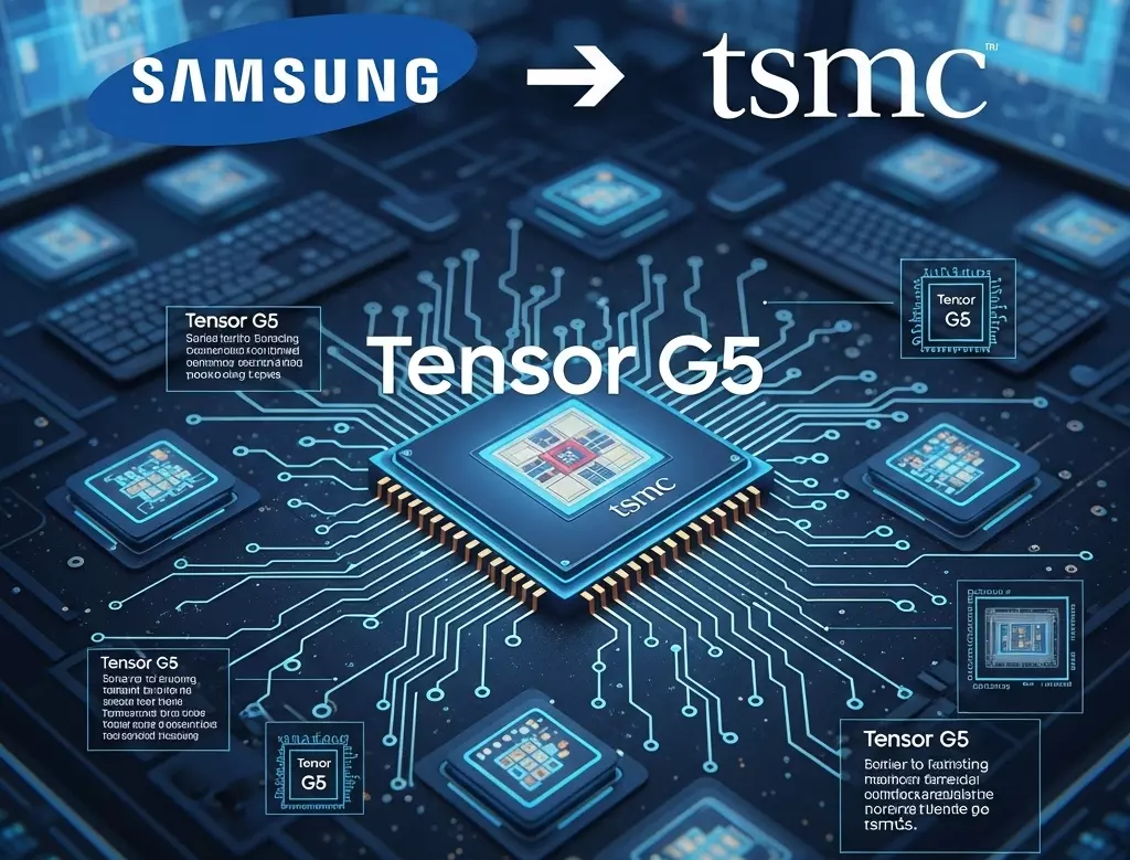 Samsung Panik! Google Pixel memindahkan produksi chip Tensor G5 ke TSMC