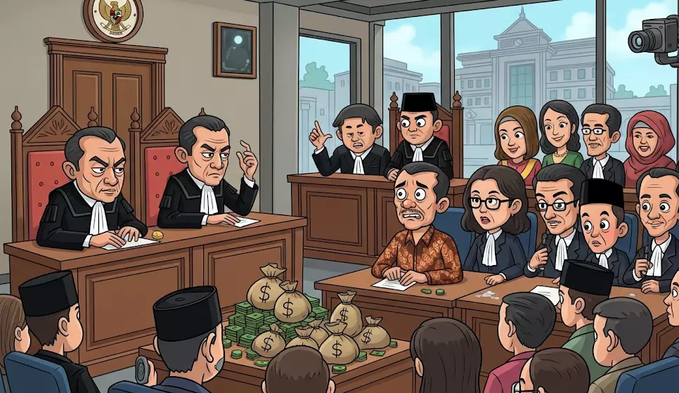 ilustrasi Sidang Korupsi