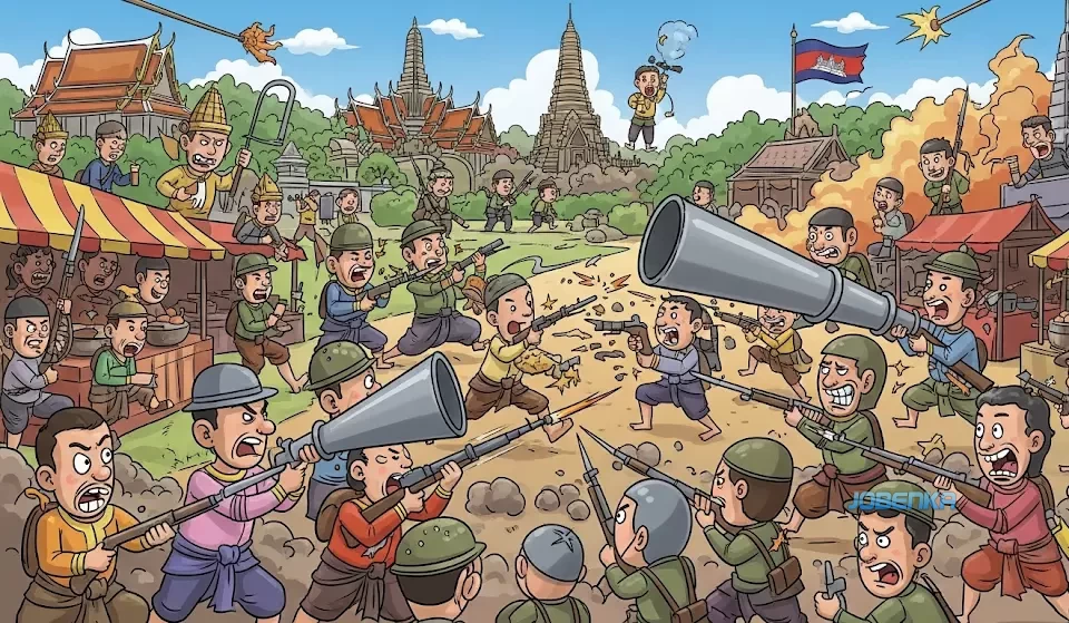 Konflik Perbatasan Thailand vs Kamboja
