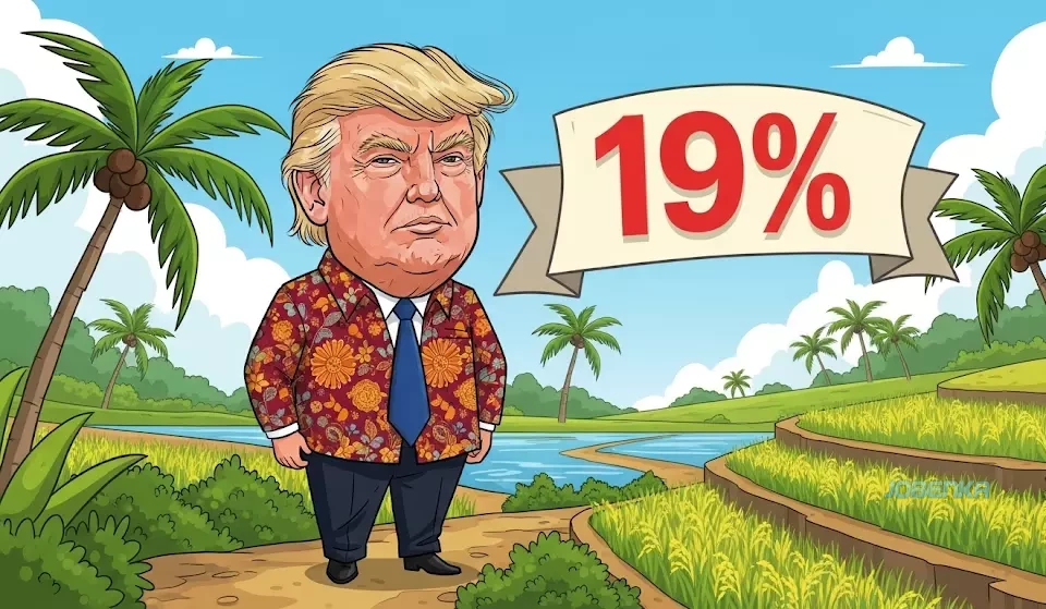 Tarif Trump untuk Indonesia 19%